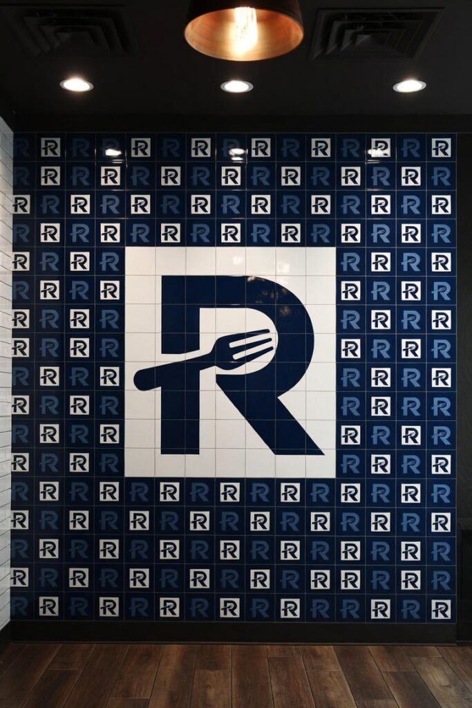 Logo and brand pattern.