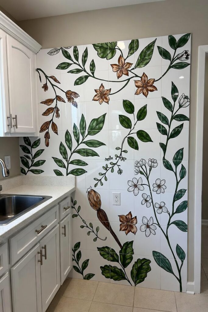 Custom Kitchen Backsplash Mural